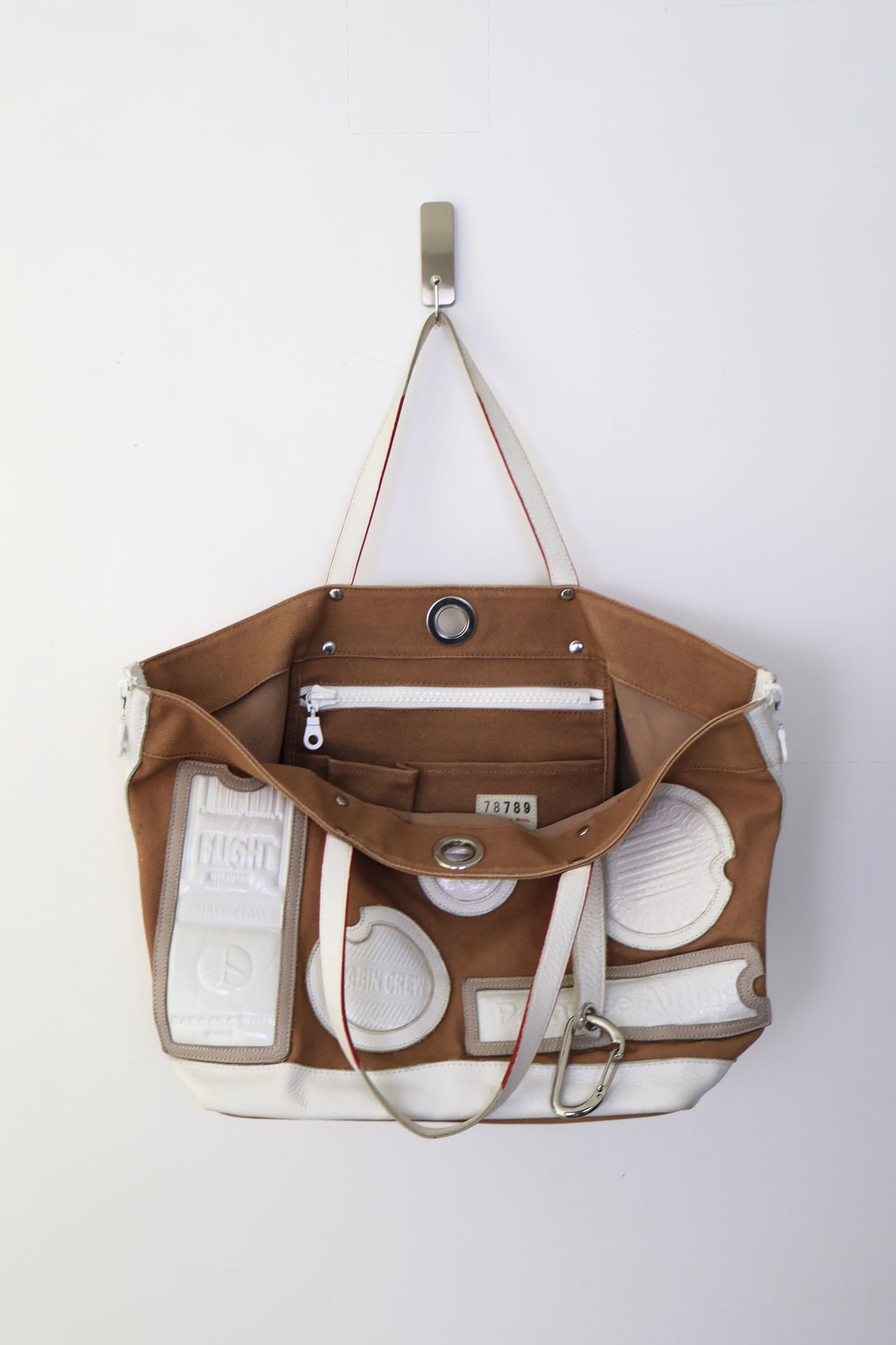 French Designer Luggage Tag Purse