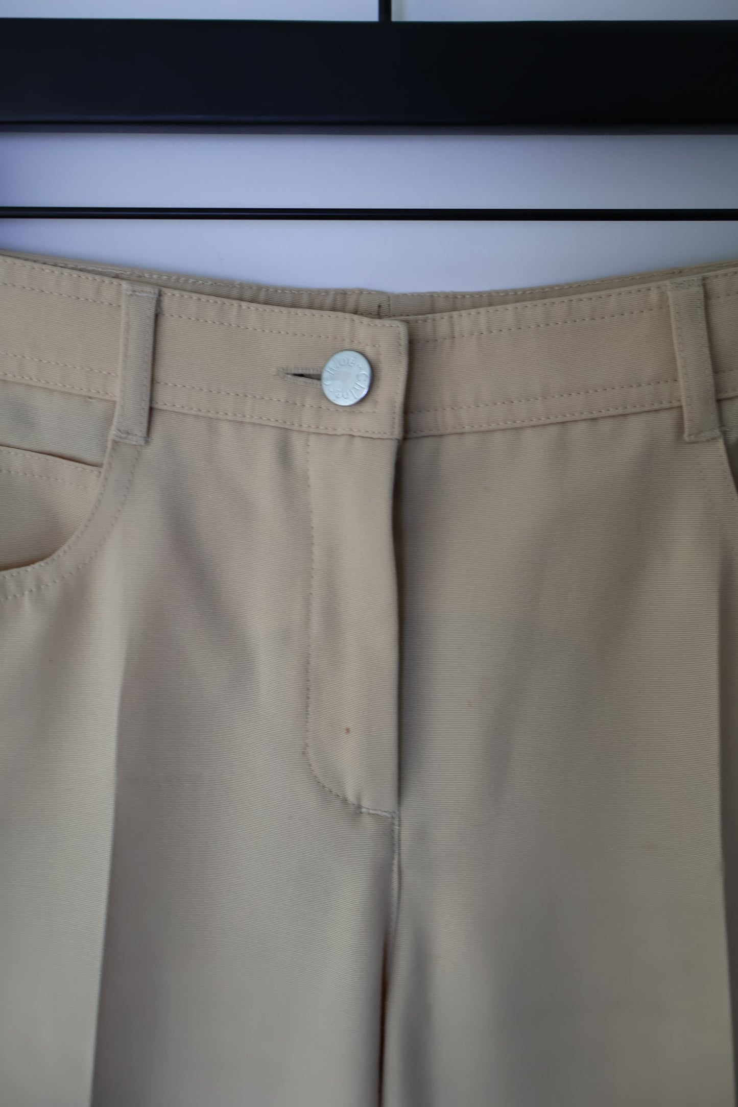 FW01 Chloé Face Print Trousers