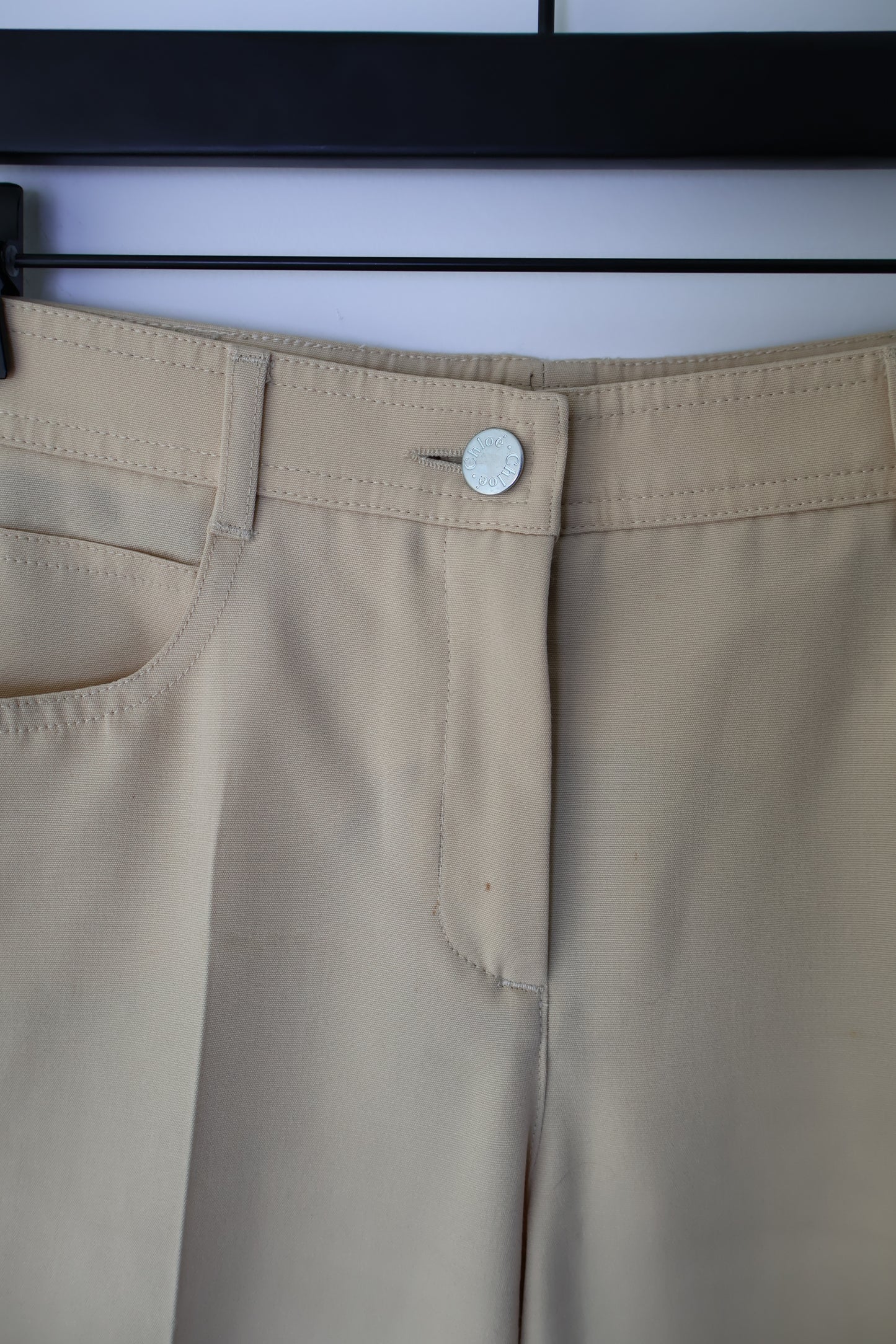 FW01 Chloé Face Print Trousers