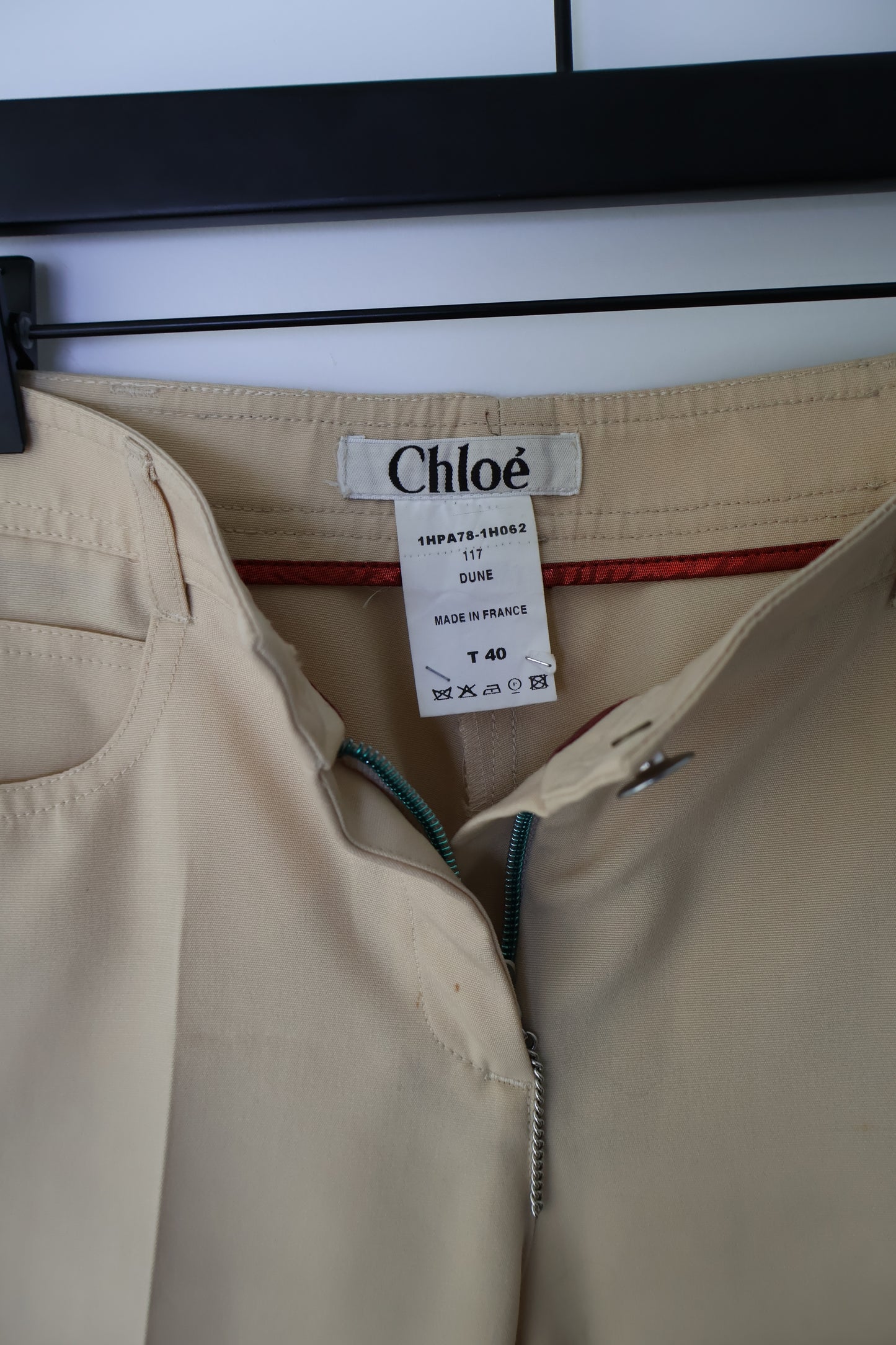 FW01 Chloé Face Print Trousers