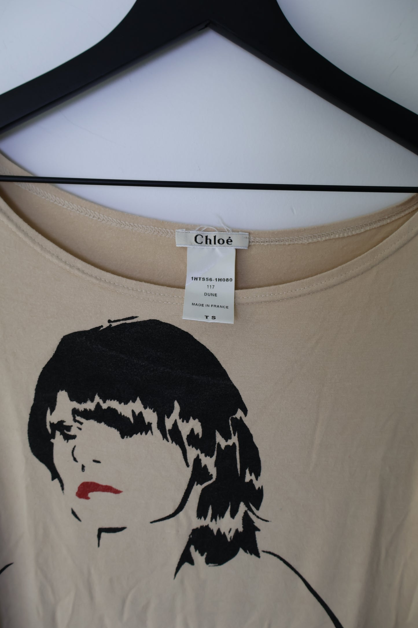 FW01 Chloé Face Print Top