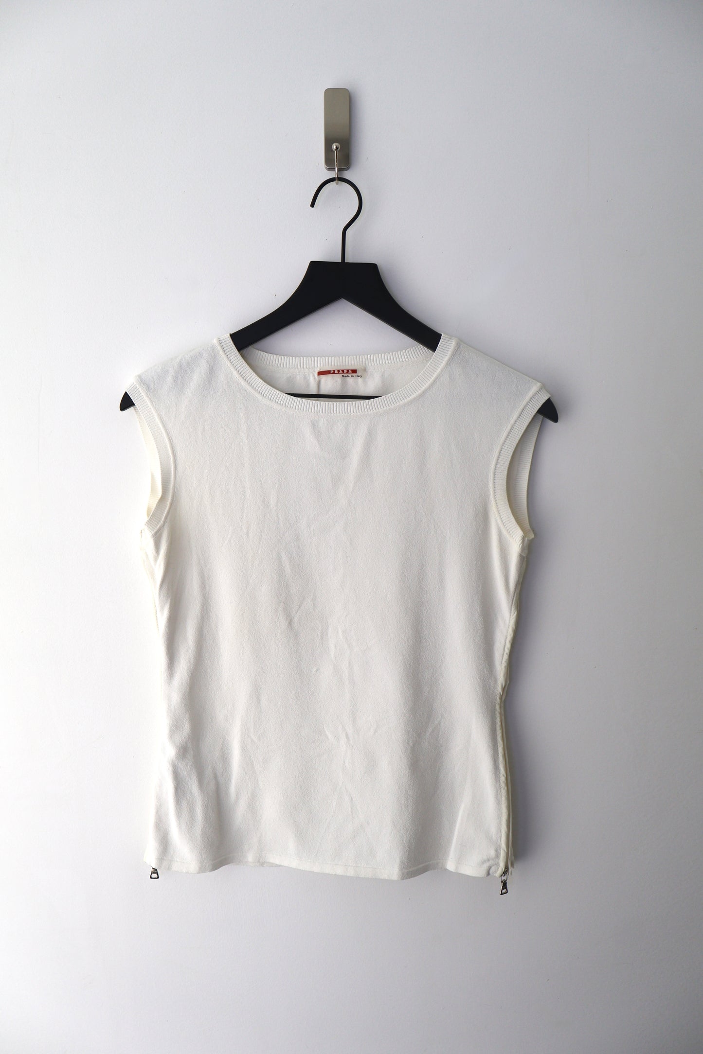 90s Prada Zipper Tank Top