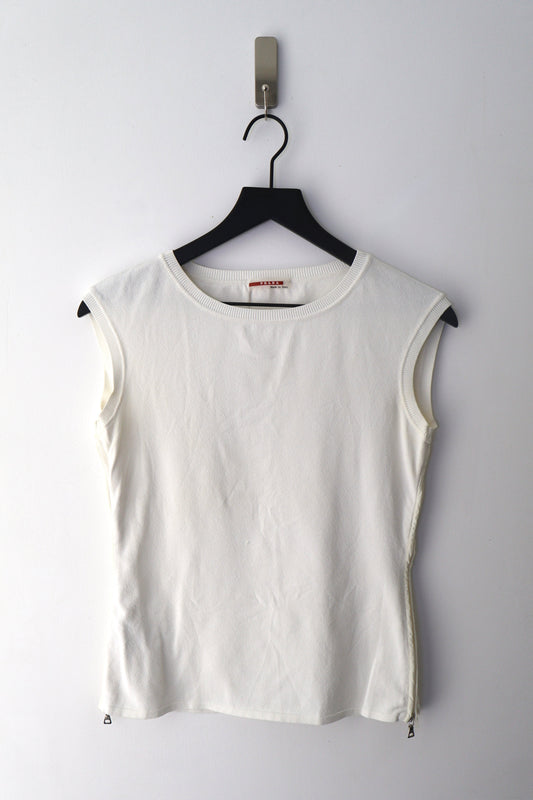 90s Prada Zipper Tank Top