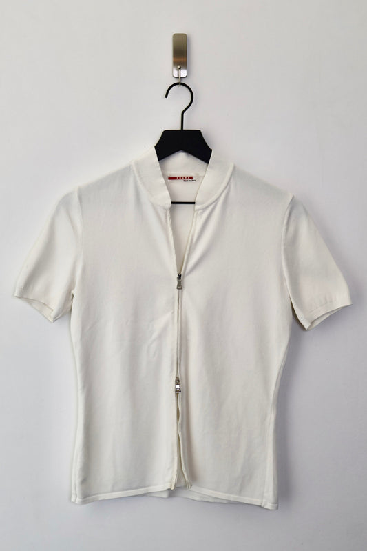 Prada Front Zip Top