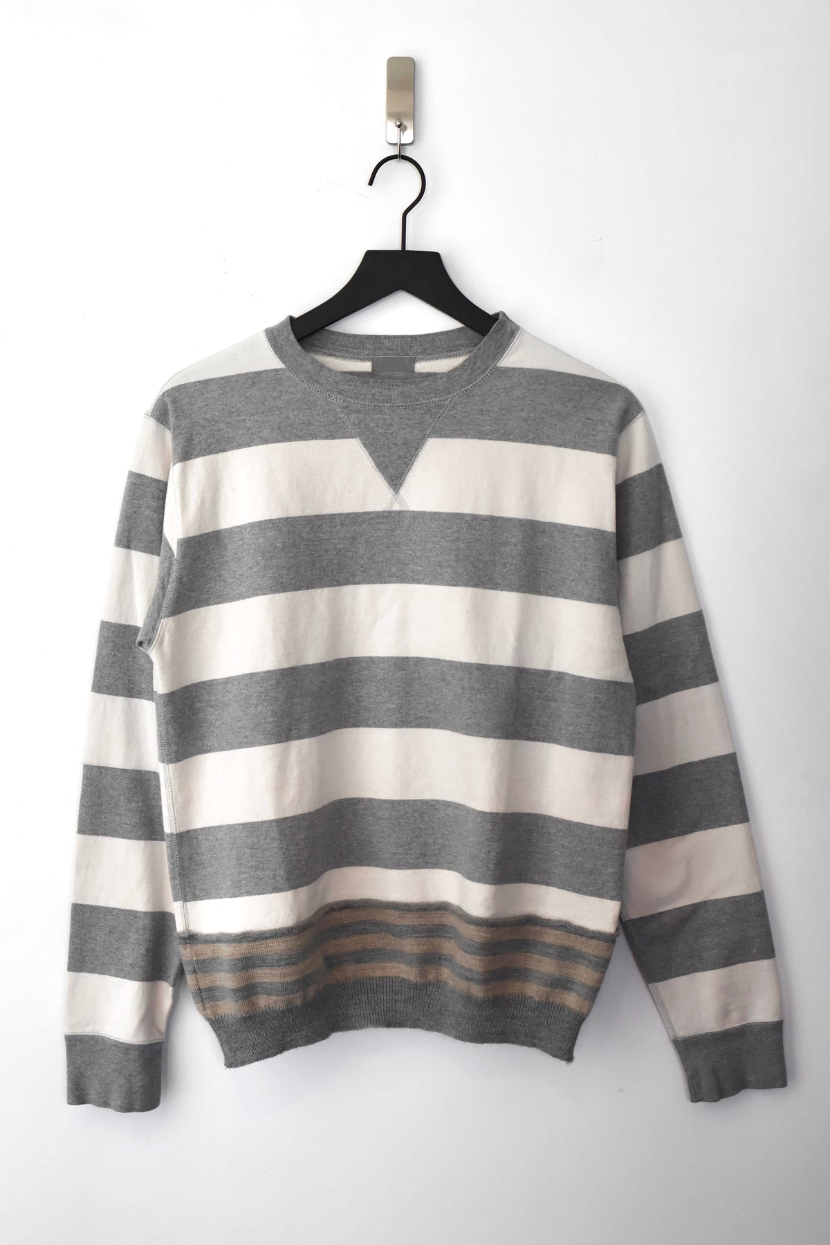 Japanese Label Reconstructed Striped Sweater