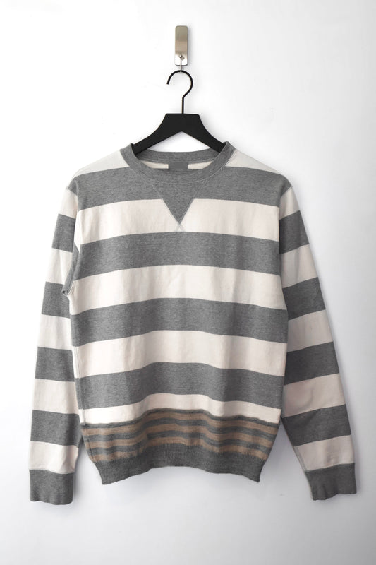 Japanese Label Reconstructed Striped Sweater