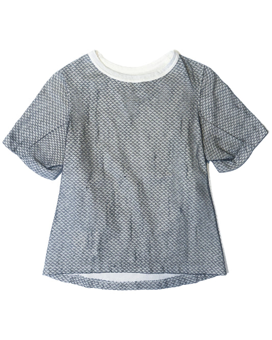2004 Comme des Garcons Deformed Mesh T-Shirt