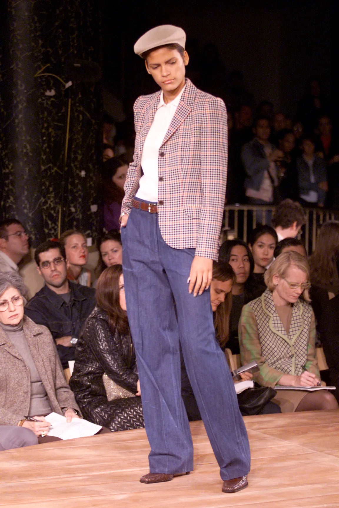 SS01 Miguel Adrover Gingham Check Blazer